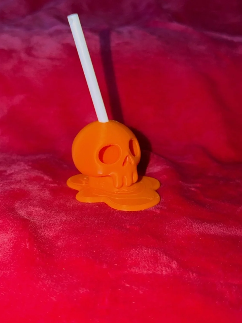 3D Printed Skull Melting Ice Pops
